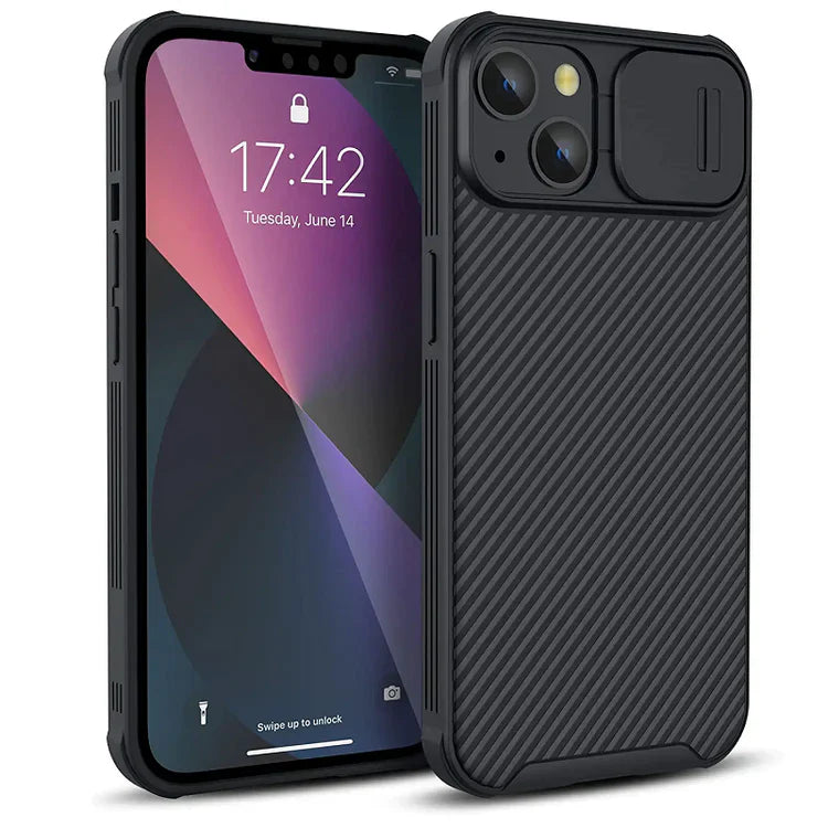 Nillkin iPhone 13 Cam-shield Pro Case with Camera Protection - Black