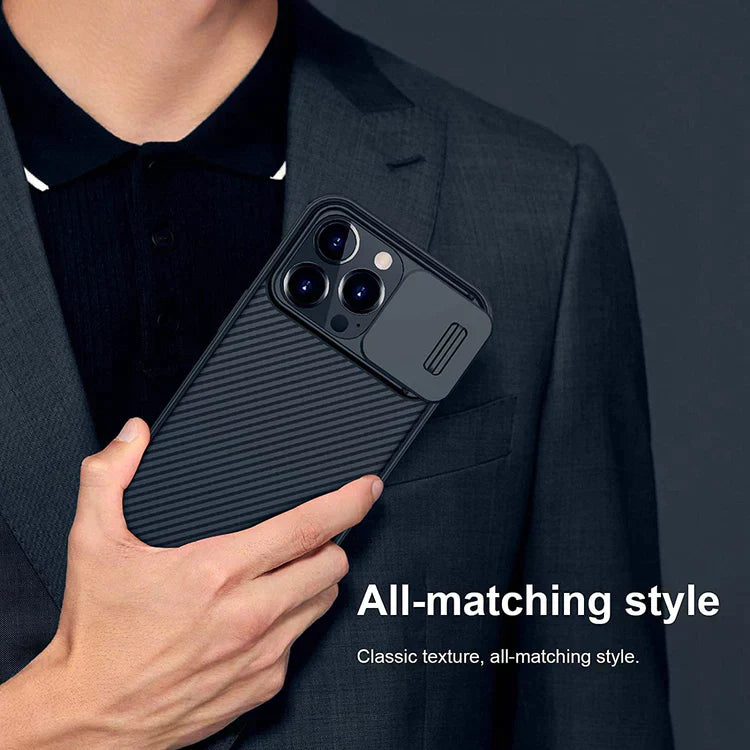 iPhone 14 Pro Max Cam Shield Shutter Camera Protection Back Cover Case