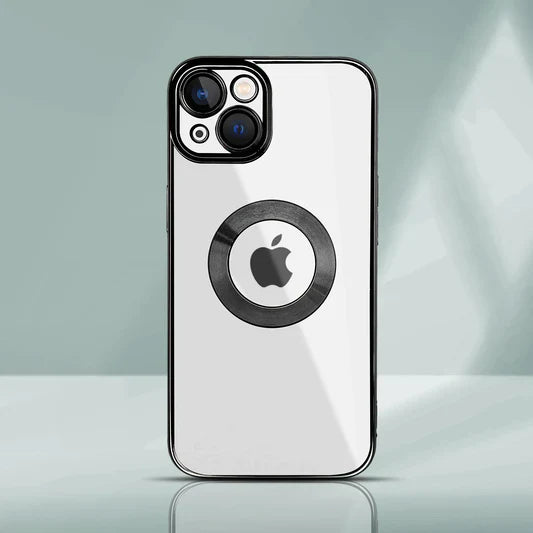 iPhone 14 Transparent Electroplating Case with Camera Protection