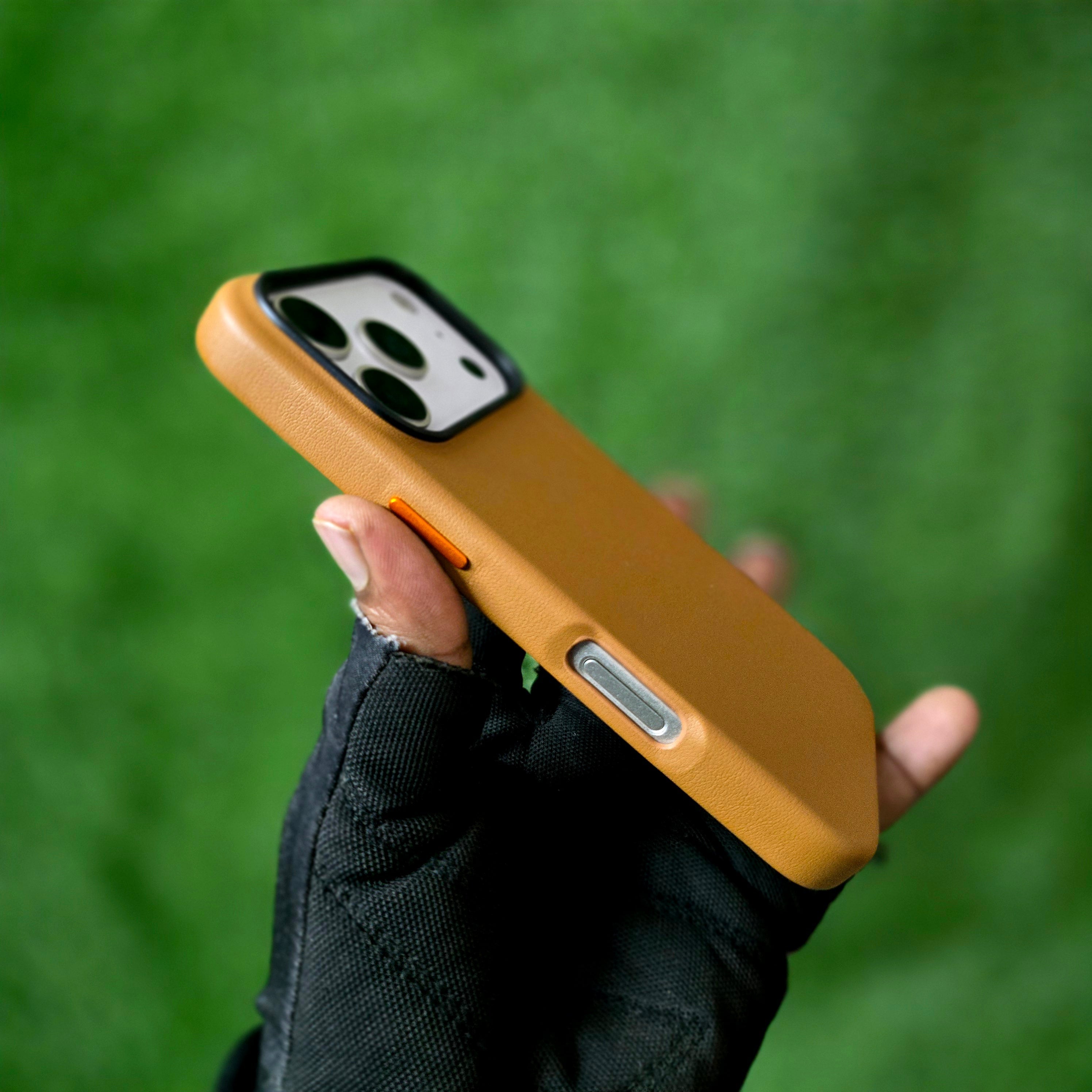 iPhone 17 Pro Leather Cover, Genuine Kzdoo Noble Collection Series Leather Case - Brown