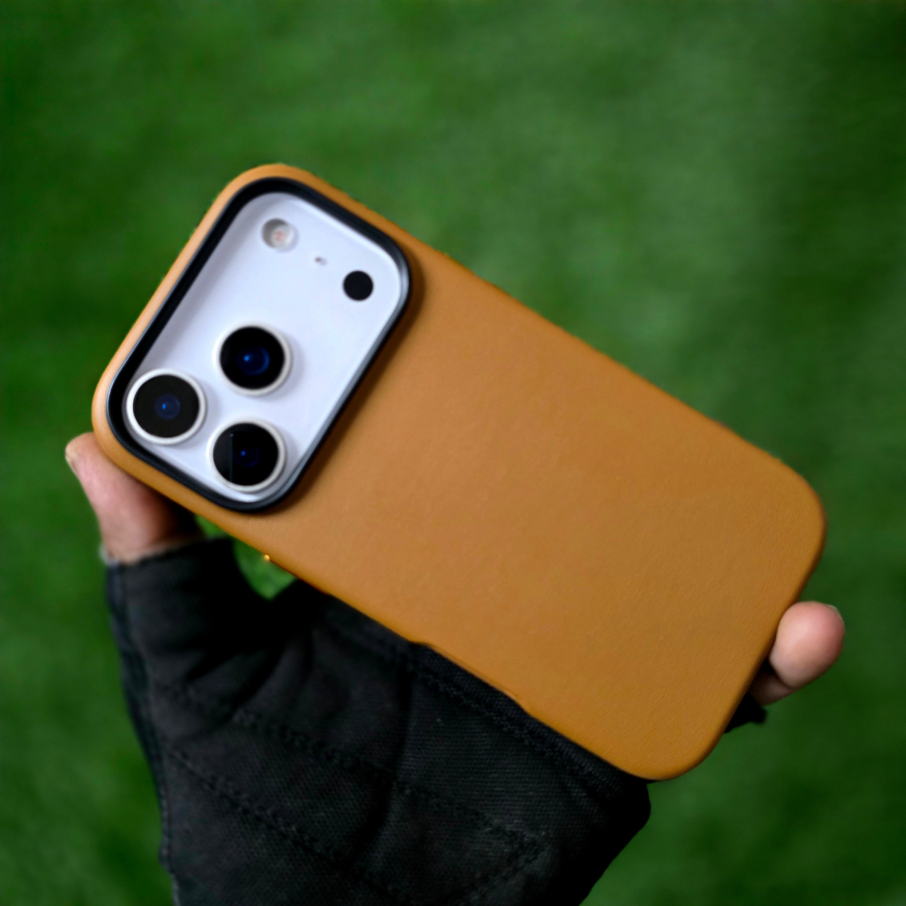 iPhone 17 Pro Leather Cover, Genuine Kzdoo Noble Collection Series Leather Case - Brown