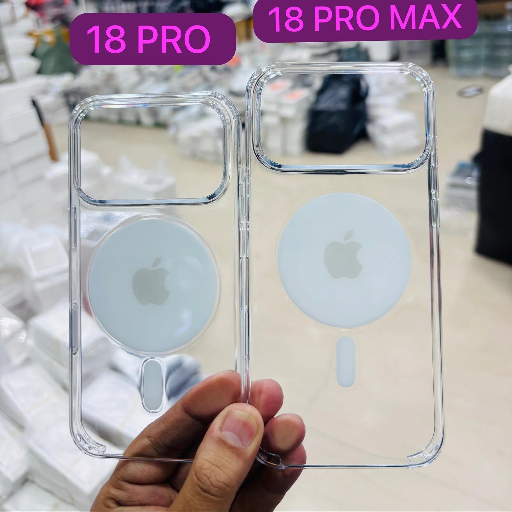 iPhone 18 Pro Max Crystal Clear IC Case with MagSafe - Transparent