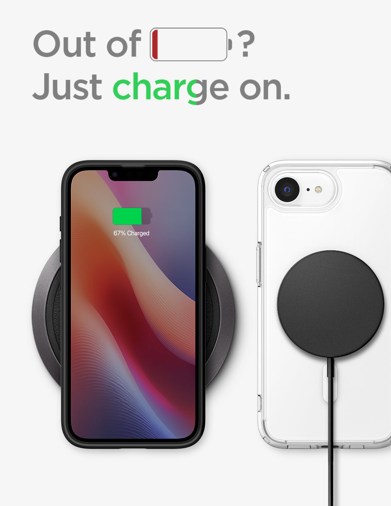 iPhone 16e Hybrid Cristal Clear Back Cover Case with Magsafe - Transparent