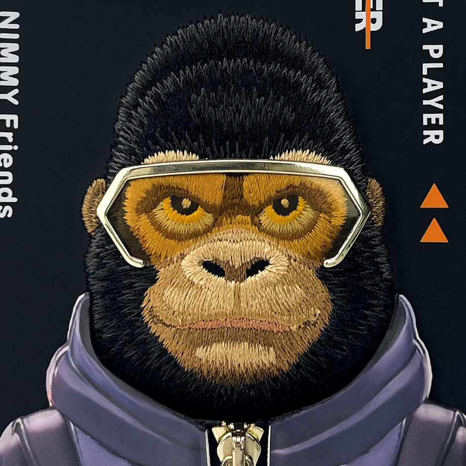 iPhone 14 Pro Max Nimmy Official Embroidery Jacket Series Case Cover - Gorilla