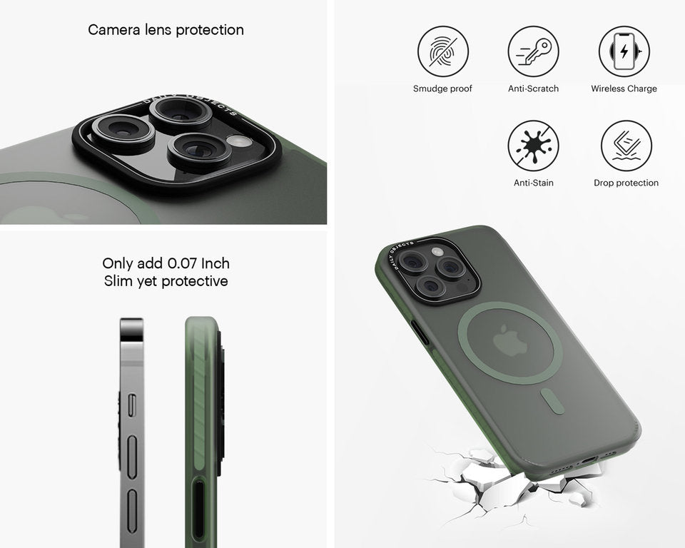 iPhone 15 Pro Max Nimbus MagSafe Case Cover Black