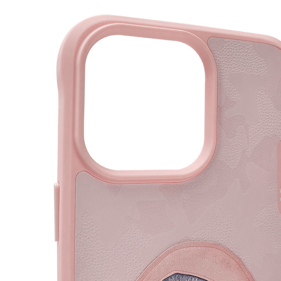 Nimmy Embroidery for iPhone 14 Pro TPU+PU Leather Shockproof Fashion Series-Rabbit