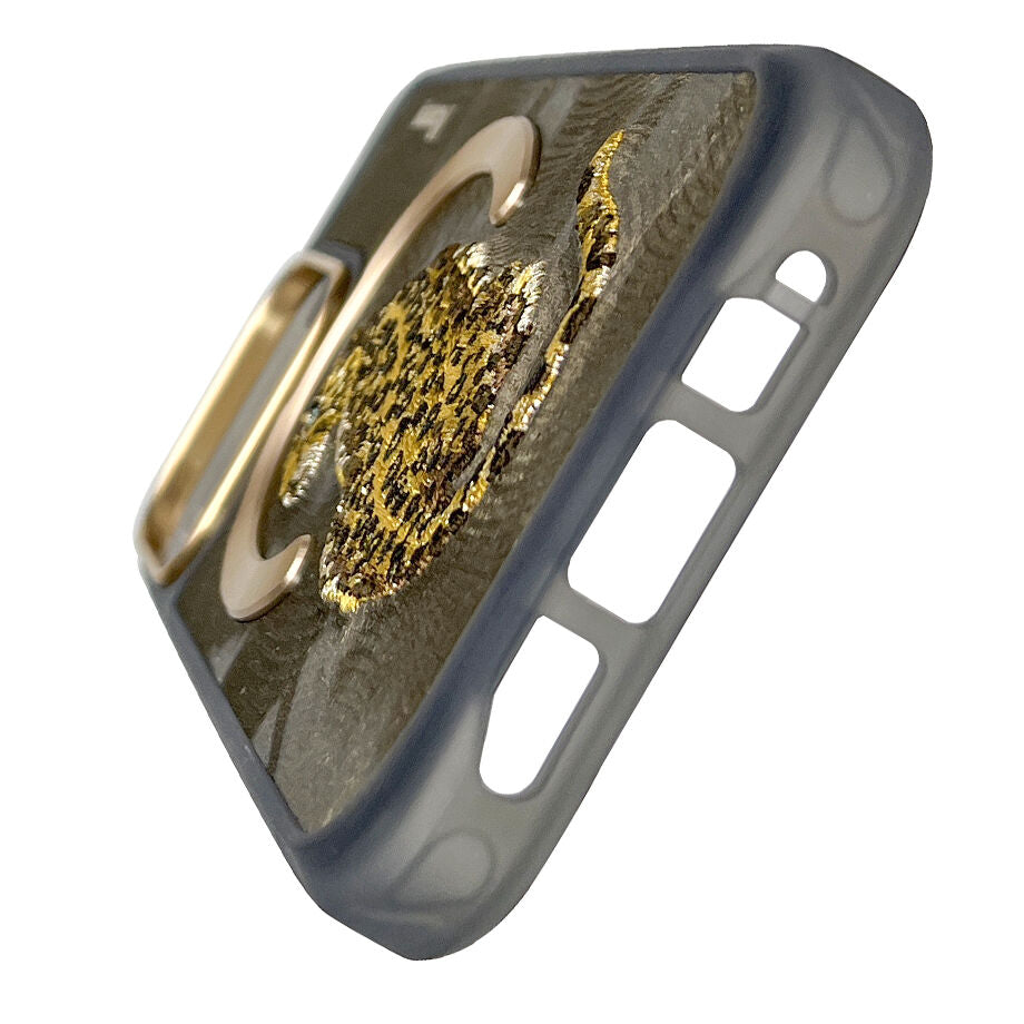 iPhone 16 Pro Max Nimmy Embroidery Dream Animal Series Magsafe Case - Leopard