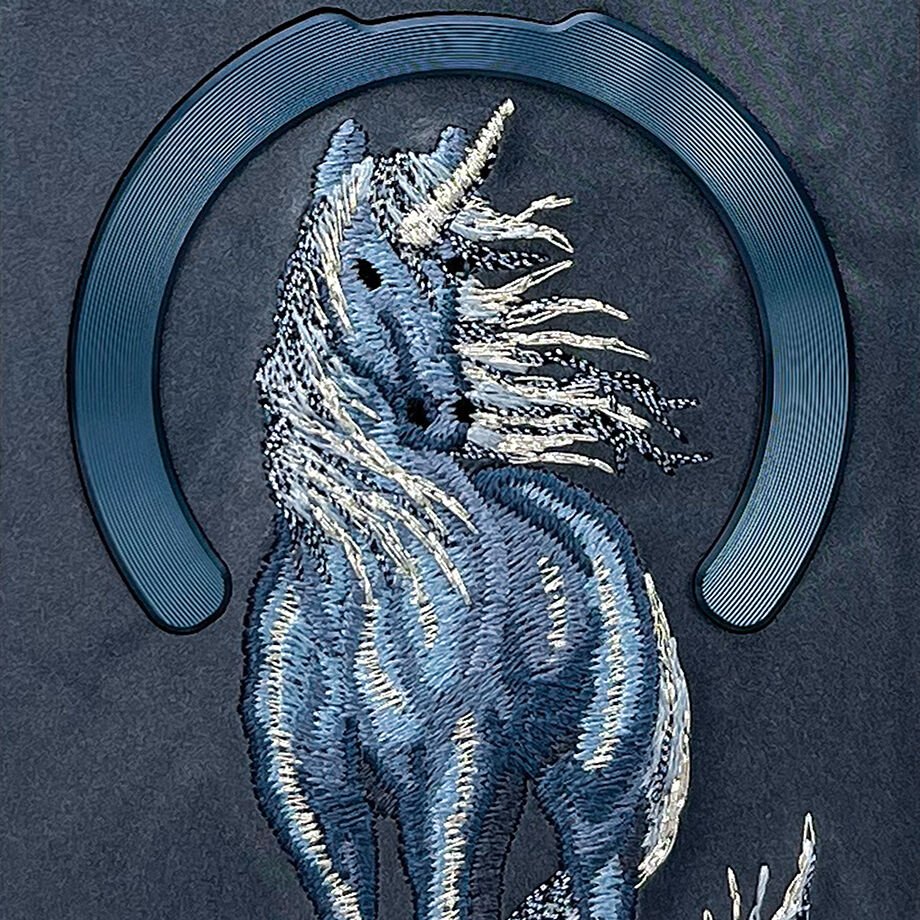 iPhone 16 Pro Max Nimmy Embroidery Dream Animal Series Magsafe Case - Unicorn