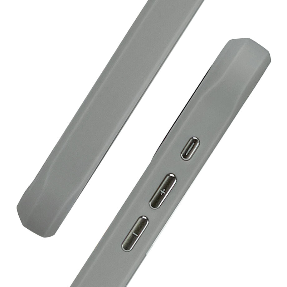 iPhone 16 Pro Nimmy Embroidery Jacket Series Back Cover - Titanium Gray