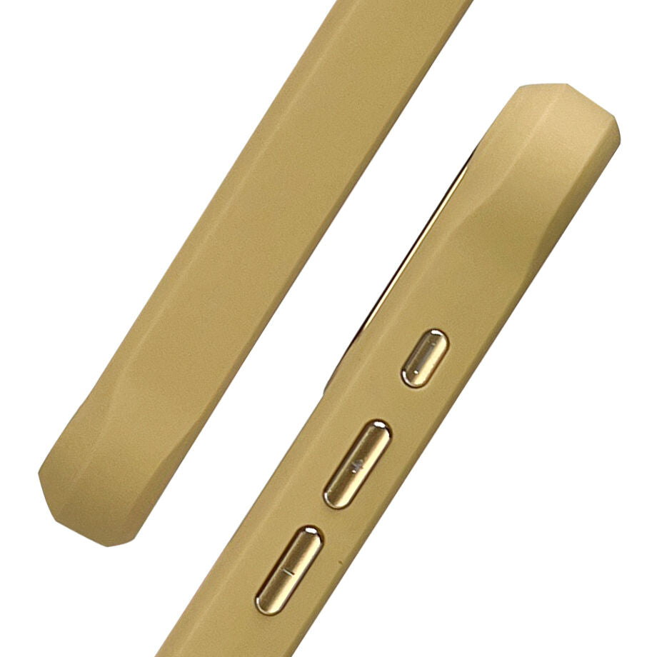 iPhone 16 Pro Nimmy Embroidery Jacket Series Back Cover - Gold Cat