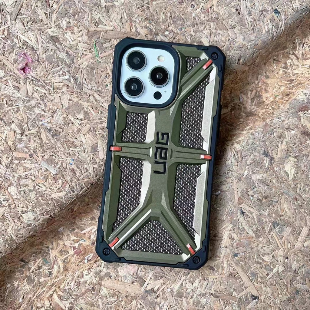 iPhone 15 UAG Monarch Rugged Armour Premium Protective Kevlar Case - Green