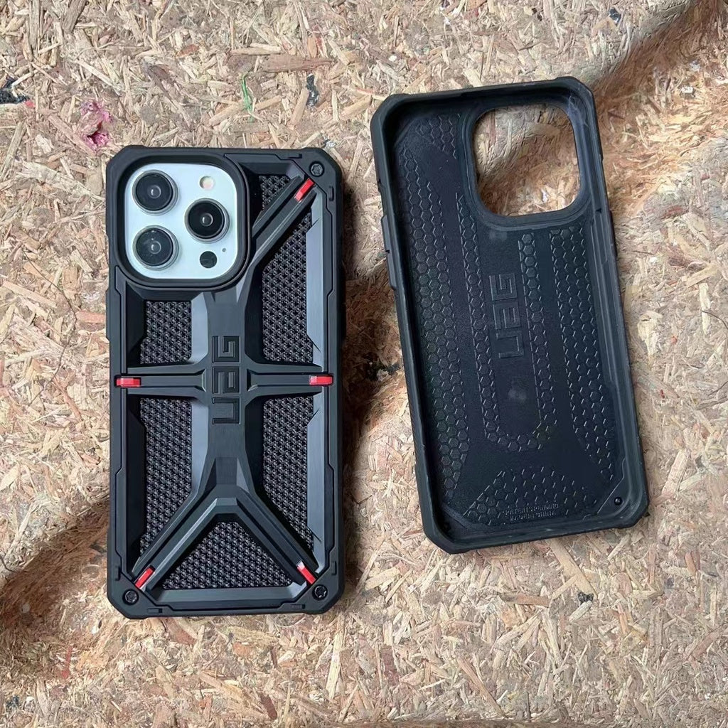 iPhone 15 UAG Monarch Rugged Armour Premium Protective Kevlar Case - Black