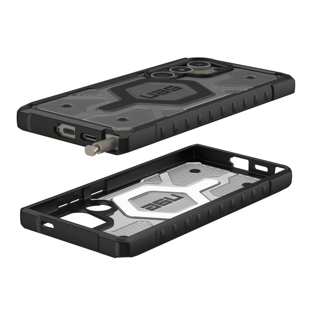 Samsung S25 Ultra Pathfinder Shockproof Matte MagSafe Case - Ice Clear
