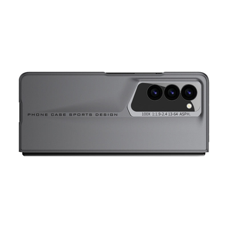Samsung Galaxy Z Fold 6 Ultrathin Car Style PC Case with Camera & Front Glass Protection