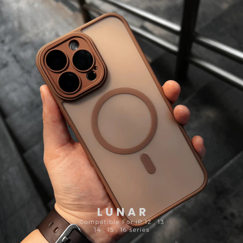 iPhone 16 Pro Matte Frosted Camera Protection Case with Magsafe - Desert
