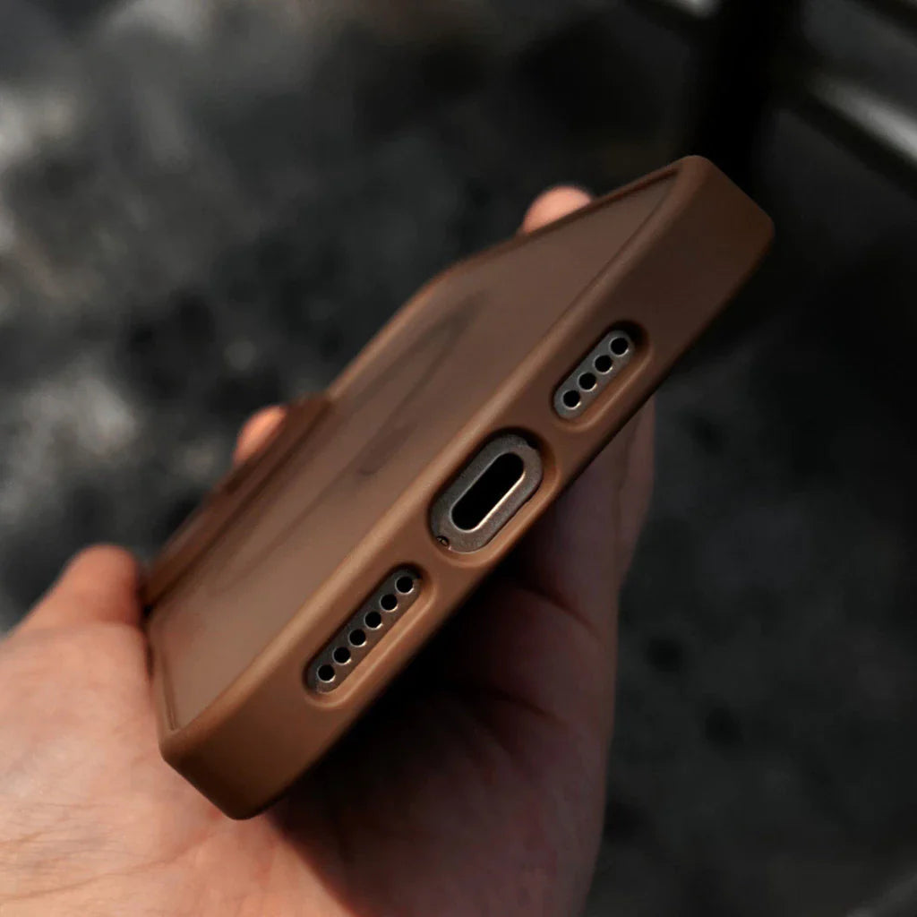 iPhone 16 Pro Matte Frosted Camera Protection Case with Magsafe - Desert