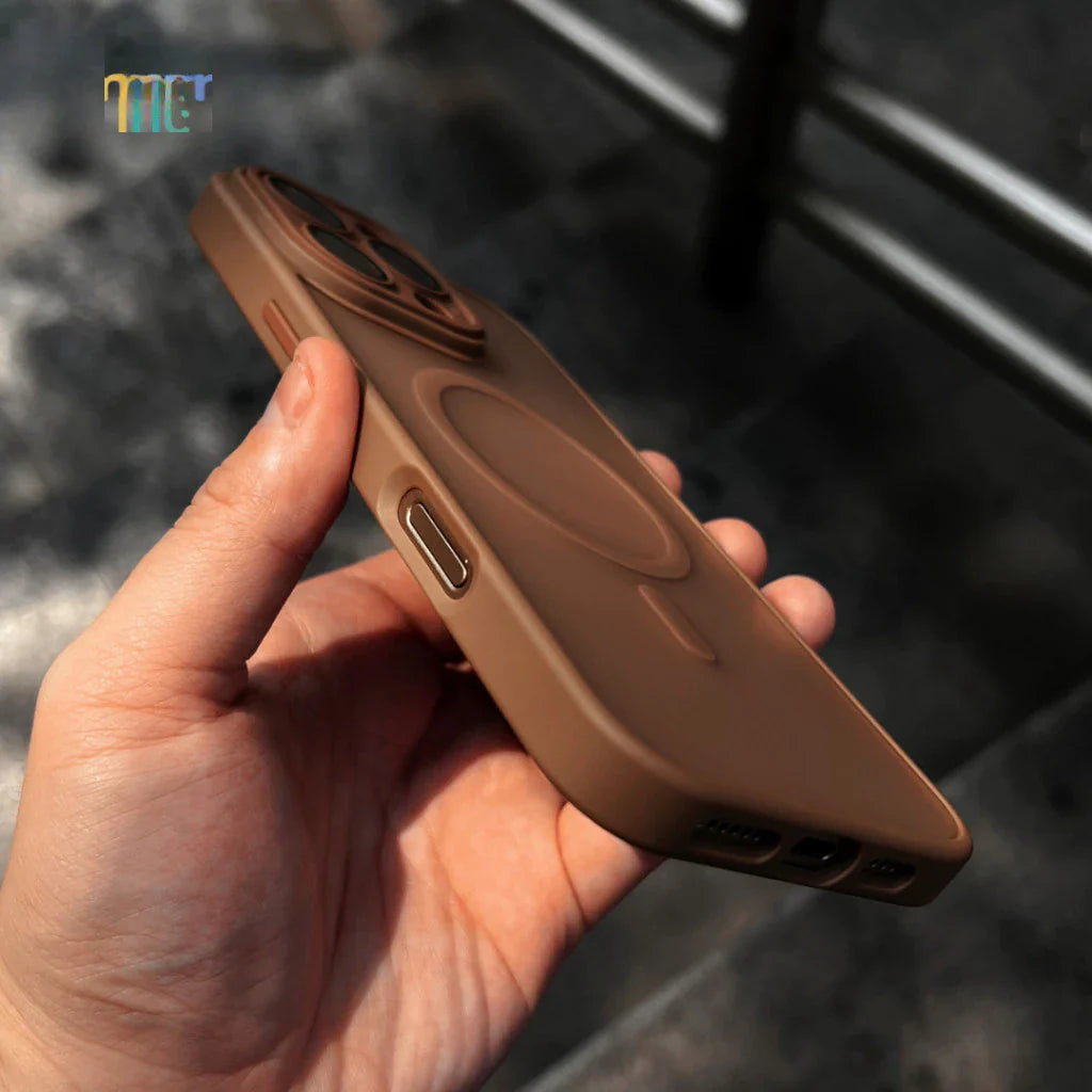 iPhone 16 Pro Matte Frosted Camera Protection Case with Magsafe - Desert
