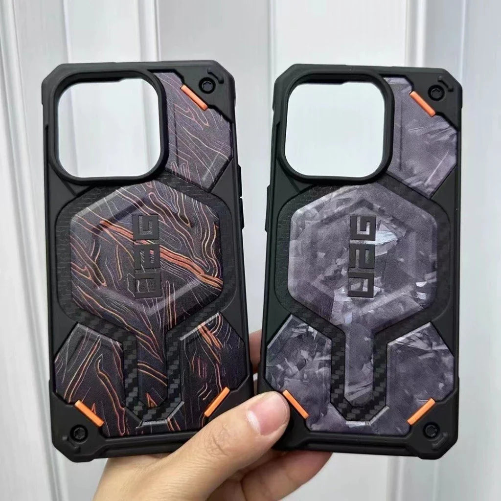 iPhone 16 Pro Max UAG Monarch Pro Carbon Protective Rugged Armor Case With Magsafe - Gray