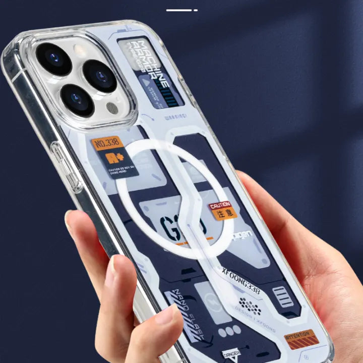 iPhone 15 Ultra Hybrid G20 Machine Series MagSafe Case