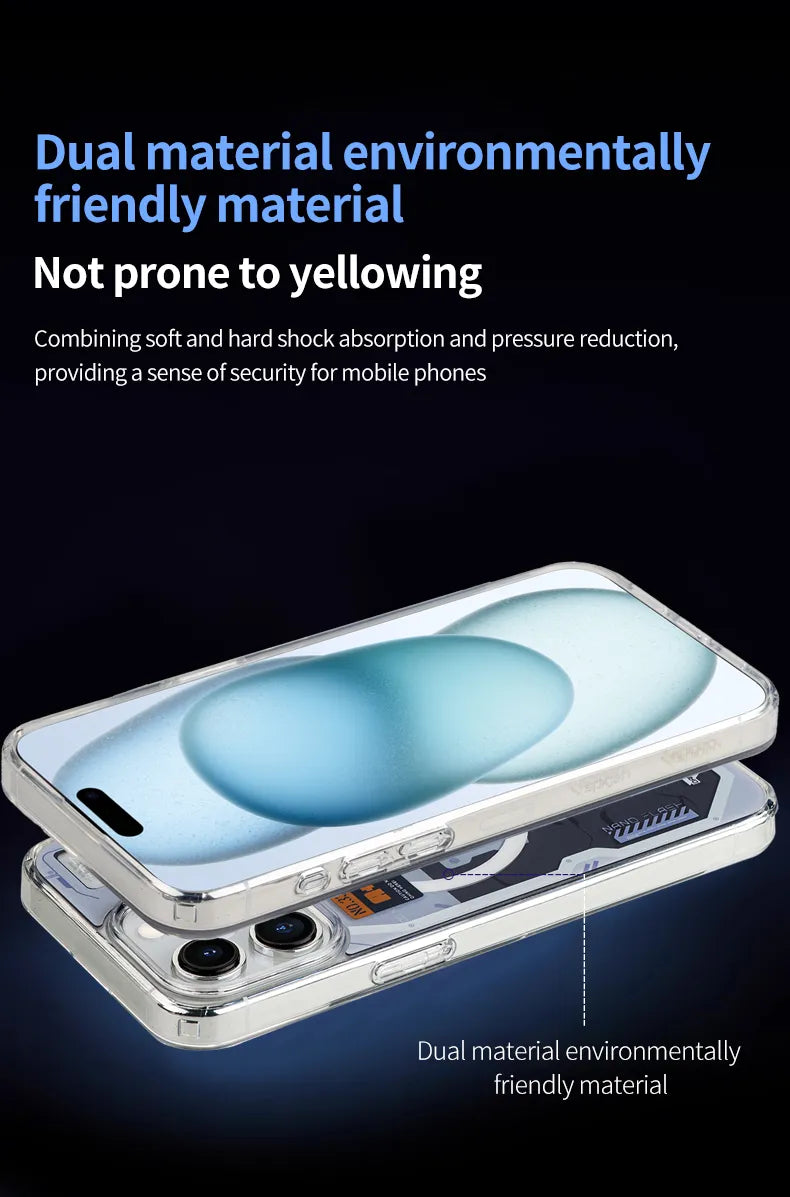 iPhone 15 Pro Ultra Hybrid G20 Machine Series MagSafe Case