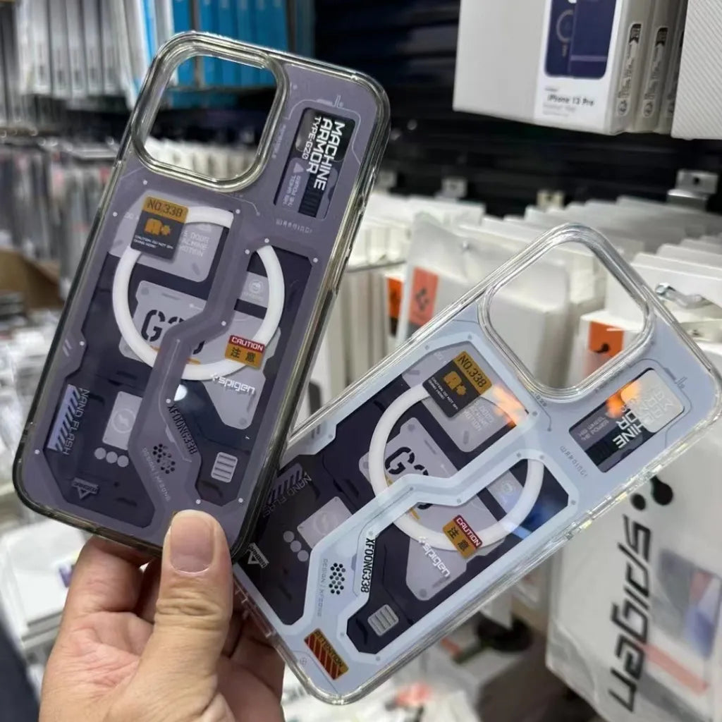 iPhone 15 Ultra Hybrid G20 Machine Series MagSafe Case