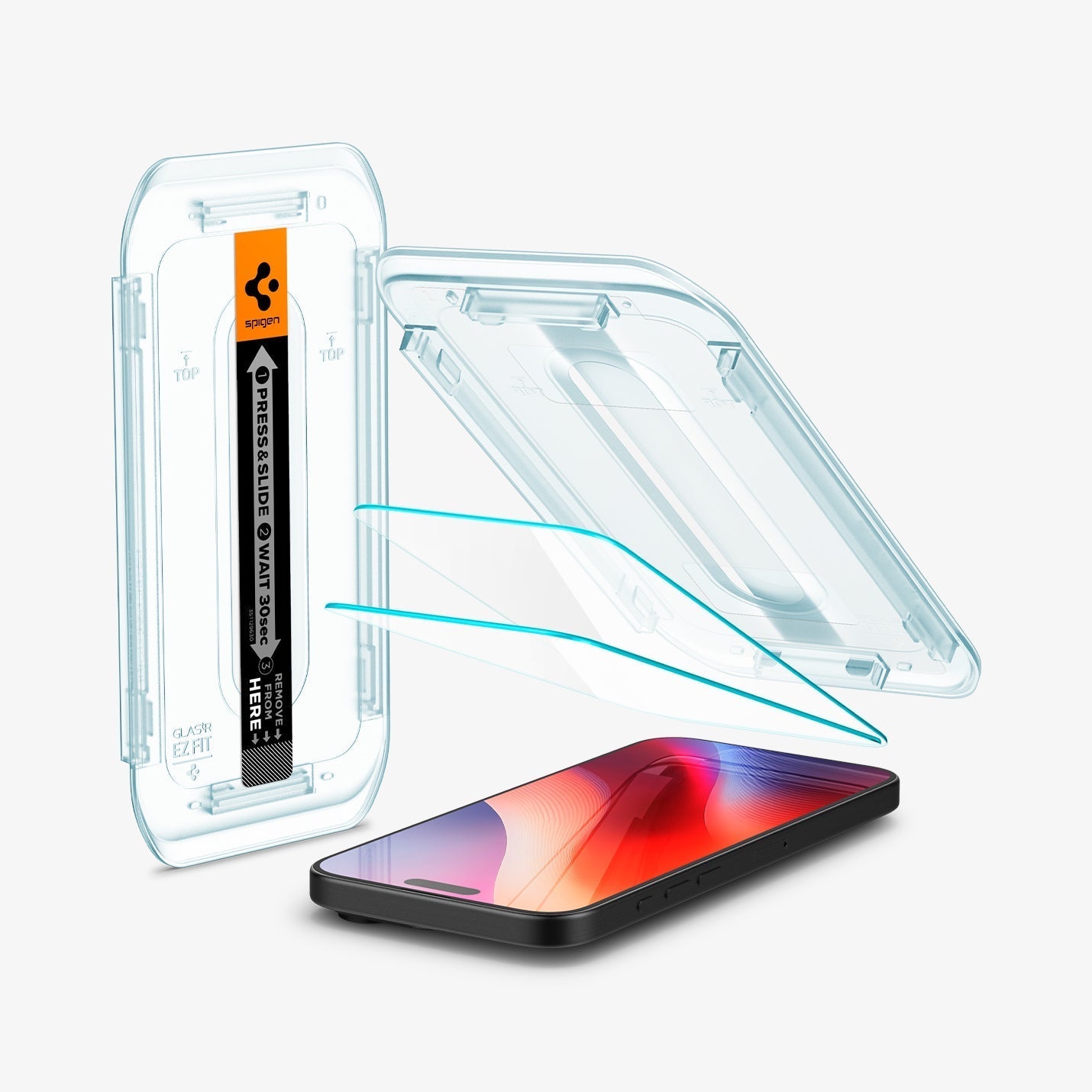 Spigen Tempered Glass Screen Protector [GlasTR EZ FIT] designed for iPhone 17 Pro Max [2 Pack]