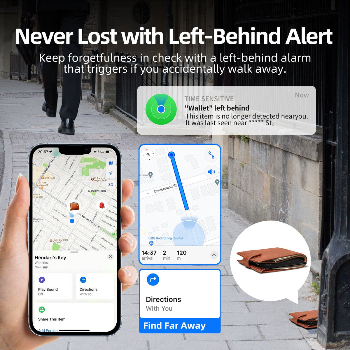 Ultra-Thin Wallet Tracker Card with Wireless Charging, photo 6