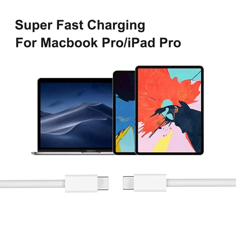 USB-C to USB-C Braided Fast Charging Cable, photo 3