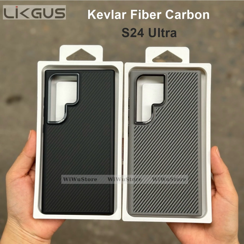 Samsung Galaxy S24 Ultra Soft Carbon Case with Metal Camera Protection