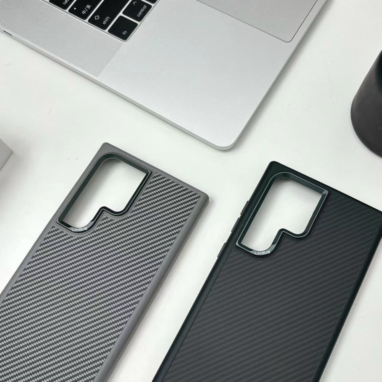 Samsung Galaxy S24 Ultra Soft Carbon Case with Metal Camera Protection