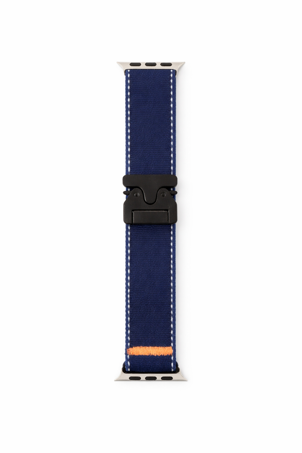 Wavy Nylon Strap with Socket Clip in Mallard Blue