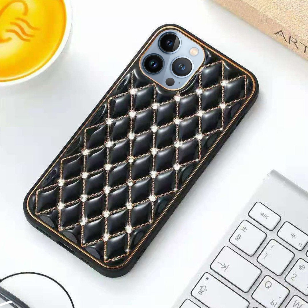 Soft LV Leather Back Case Cover For Iphone 13 Pro – Casecart India
