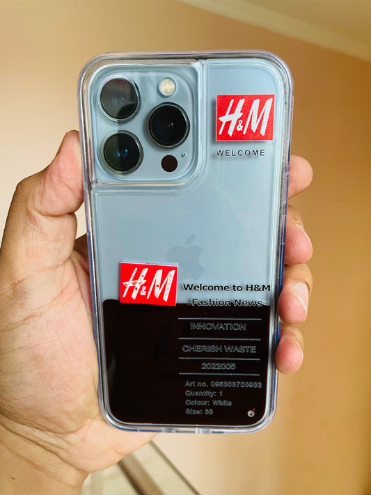 H and M Floating iPhone Case
