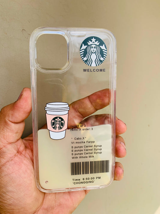 Starbucks Frappuccino iPhone Case With Floating Cup