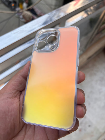 Luxury Matte Laser Aurora Phone Case for iPhone