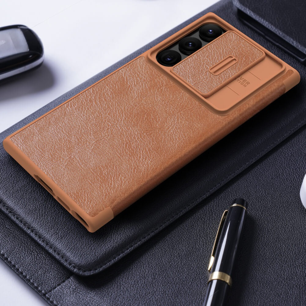 Samsung Galaxy S23 Ultra Luxury Brand Case Cover Brown – Casecart