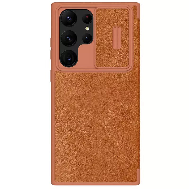 Samsung Galaxy S23 Ultra Luxury Brand Case Cover Brown – Casecart India