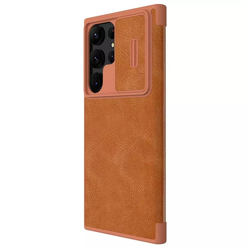 Samsung Galaxy S23 Ultra Luxury Brand Case Cover Brown – Casecart India