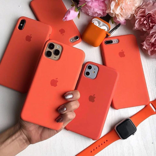 iPhone 11 Pro Silicone Case - Clementine - Apple