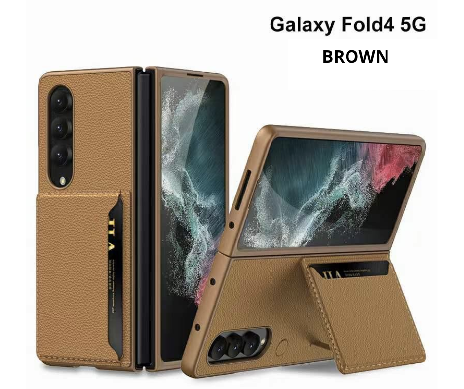 BROWN Checks Luxury Case Samsung - Z Fold 2
