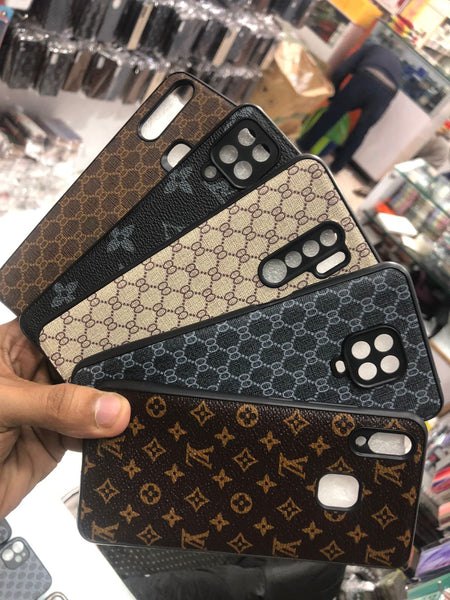 Soft LV Leather Back Case Cover For Iphone 13
