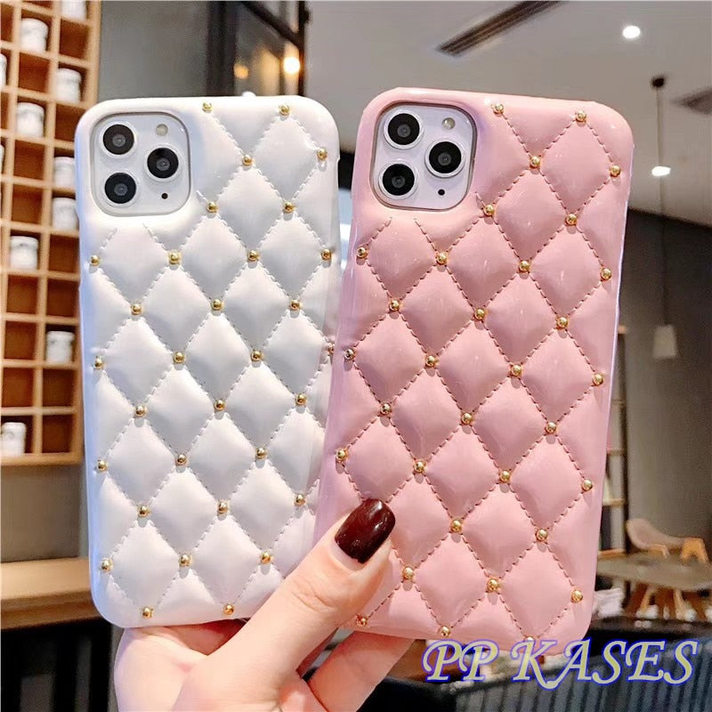 Soft LV Leather Back Case Cover For Iphone 12 Pro – Casecart India