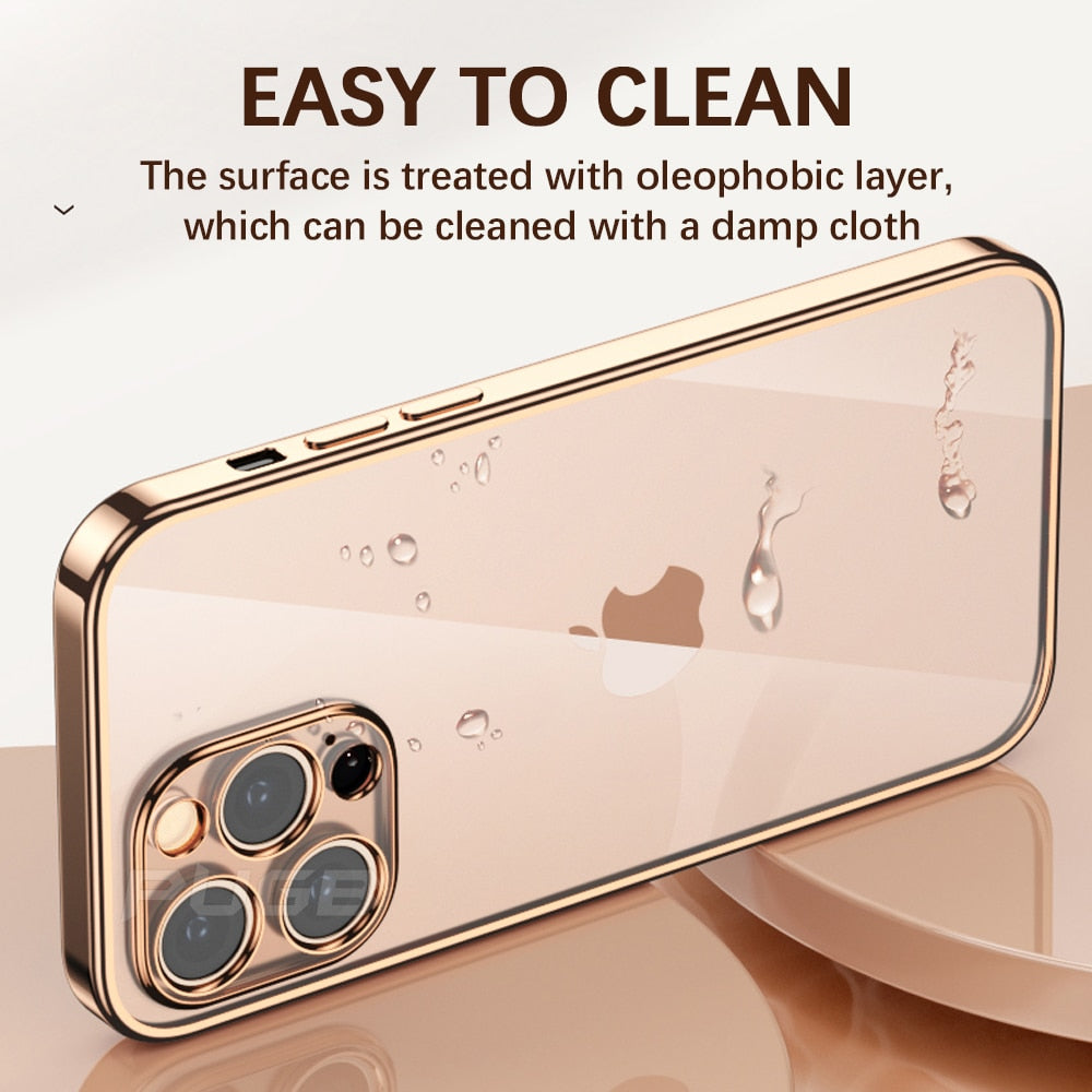 Luxury Plating Silicone Case For iPhone 13/ 12/ 11/ Pro/ Pro Max/ Mini –  Stylemein
